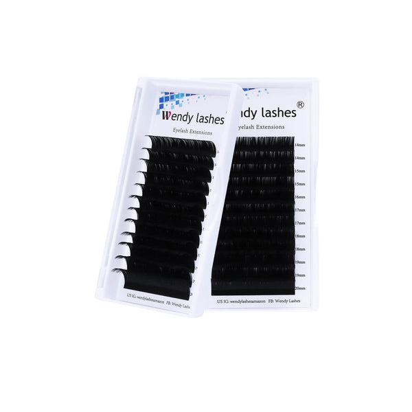 2 Trays Classic Eyelash Extensions Mix Length